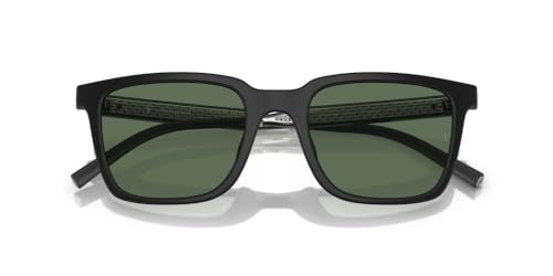 Oliver Peoples 0OV5553SU Mr. Federer 70019A Semi-Matte Black/Green Polarized Men's Rectangular Sunglasses, 52/20/1453