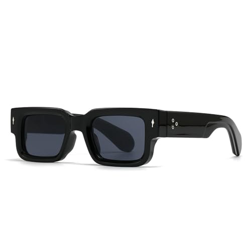 Lunettes de soleil tendance double couleur aux finitions géométriques haut de gamme