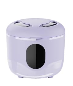 COSLUS C60 Máquina limpiadora ultrasónica de retenedores: Cápsula de limpieza dental sónica de 45 kHz, 4 modos, depósito desmontable para retenedores, dentaduras postizas