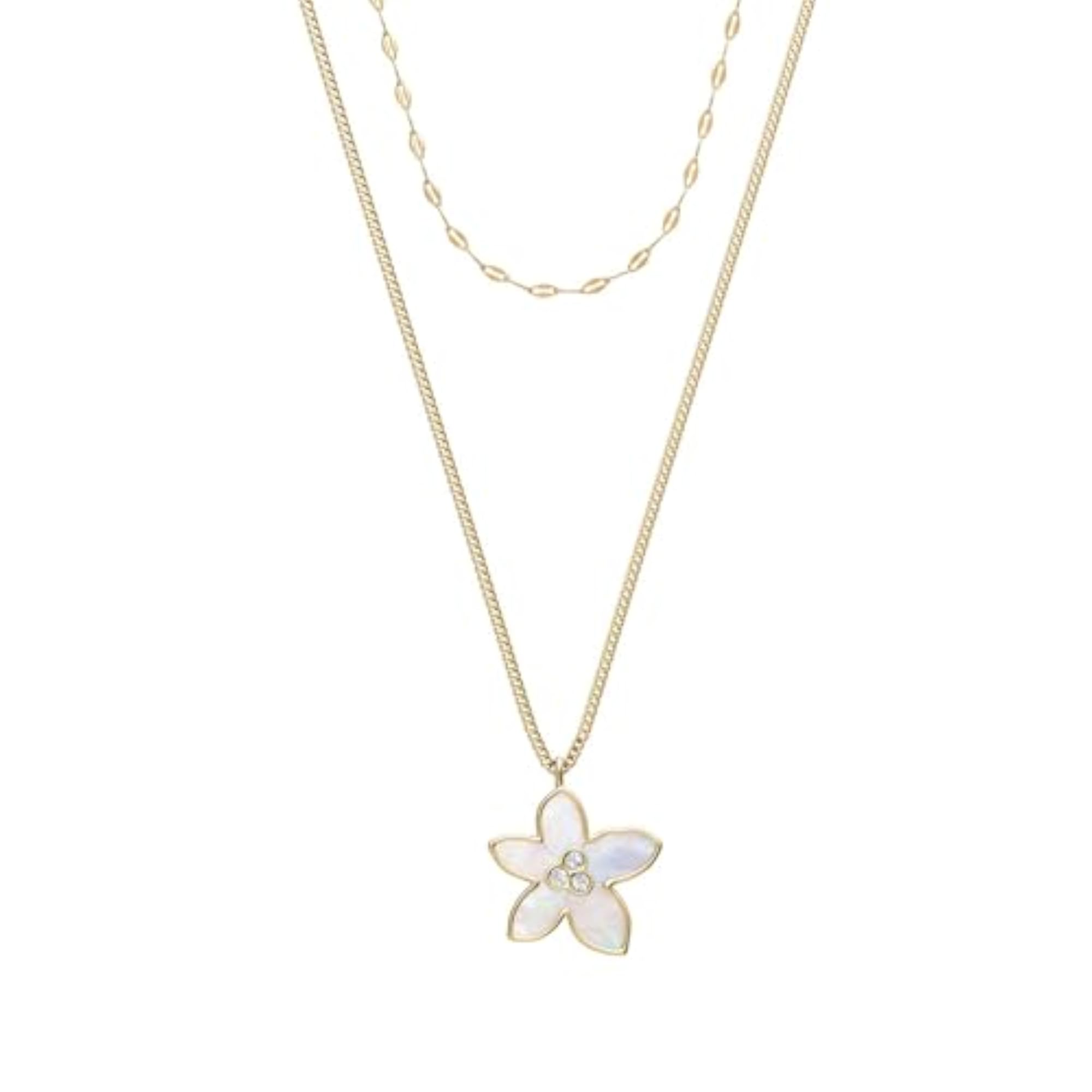 Sutton Yellow Stainless Steel Necklace, Modern Style