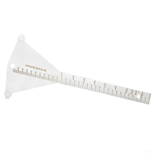 SPORTARC Righello per Cerchione, Strumento di Misurazione della Ruota, Acciaio Inossidabile con Incisione Laser, 33 cm