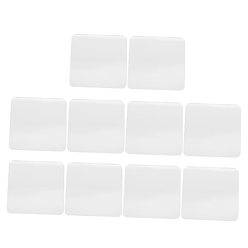 OSALADI 10Pcs Self Adhesive Square Mirror Sheets Acrylic Decals for to Apply Wall Decor and for Home Decoration and DIY Projects
