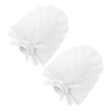 Matériau fiable : fabriquées en plastique, têtes de brosse sont conçues pour supporter une utilisation fréquente sans perdre leur forme, tête de brosse de toilette, brosse de toilette