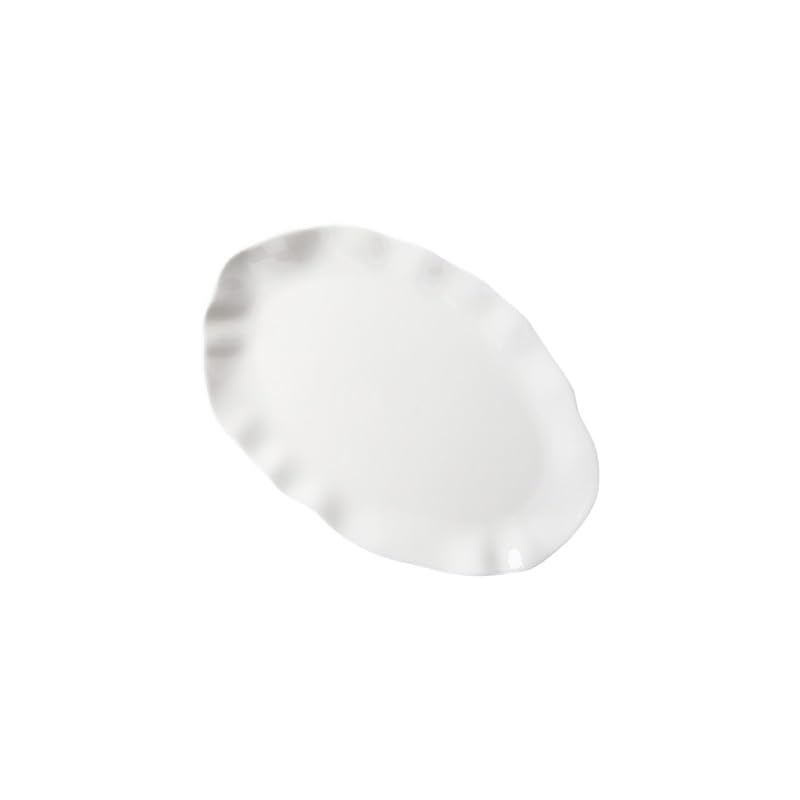 TEESONG Talerz obiadowy talerze do naczyń 35 cm hotelowa kuchnia zastawa stołowa ceramiczny płaski talerz w kształcie litery Dan ekspozycja specjalistyczna restauracja klub zimne naczynie talerz do
