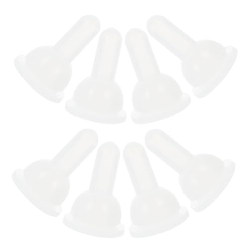 WEKAMOS 8個ペット哺乳瓶 白色小号 製 子犬猫ウサギ用 毎日の給餌に適した柔らか 取り外し洗浄可能で衛生的 ペット給餌用品