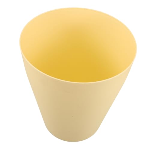 Caneca de basura plástica estilizada Levemolo color amarillo
