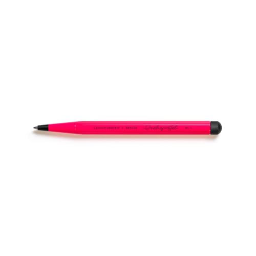 Image of LEUCHTTURM1917 Ball Point Pen Drehgriffel No.1 Luminous Edition Pink | Luminous Edition, Twist Mechanism, Drehgriffel No. 1, 0.7mm Tip, Smooth Writing, Stationery Gift