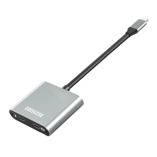 USB C to AR Glasses with Charging Adapter,Simultaneously Charge and Play ,Support Up to 100W Fast Charging+8K 60Hz+4K/120/144Hz Compatible Steam Deck, Switch, iPhone15/16 Viture/Rokid/Xreal AR Glasses