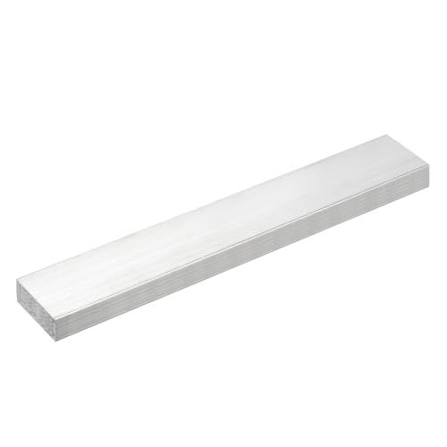 Image of uxcell Square Aluminum Flat Bar, 5 /8 inch Thick 1.6 inch Width 10 inch Length Square Aluminum Bar 6061 Aluminum Flat Plate, 16 x 40 x 254mm T6511 Solid New Mill Stock for Industrial Building