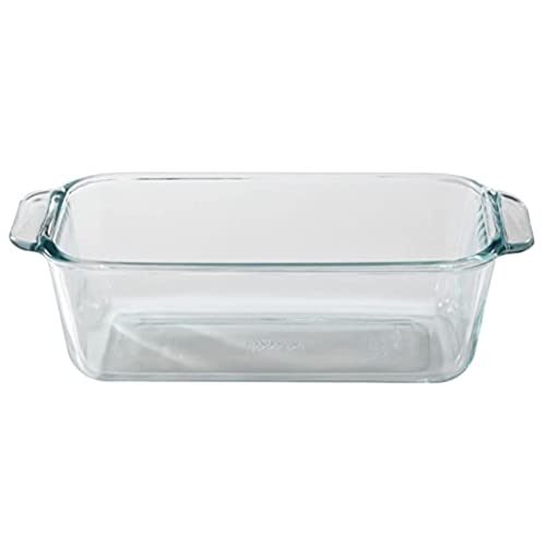Pyrex-15-Quart-Clear-Basics-Glass-Loaf-Pan-Set-of-2 Pyrex 15 Quart Clear Basics Glass Loaf Pan Set of 2