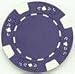 Ace Jack Poker Chips, Purple, Clay, 11.5 Grams, Set of 25