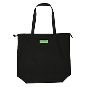 [キウ] ウォータープルーフバッグカバー WP BAG COVER 防水 撥水 トートバッグ エコバッグ 雨よけ 2way 巾着 パッカブル コンパクト おしゃれ ユニセックス メンズ レディース 男女兼用 ブラック K444-900