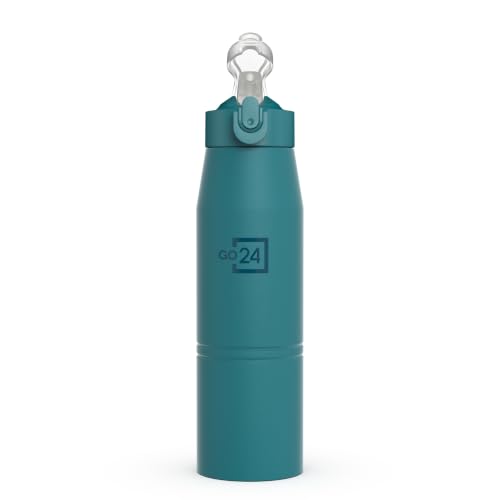 Image of Active X ISI Certified Stainless Steel Vacuum Insulated Flask - 940ml | 3 Layer Insulation| 2-Year Warranty | 2-Year Warranty | Ideal for Home, Office, Gym, Outdoor - Teal Blue