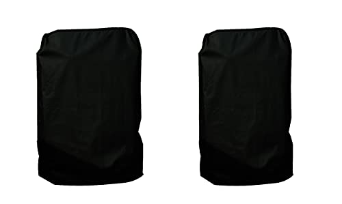 Atyard 2Pcs Folding Chair Cover Outdoor Folding Chair Protector Waterproof And Uv Resistant, Black 33"(W) X39(H) Black #TOP5