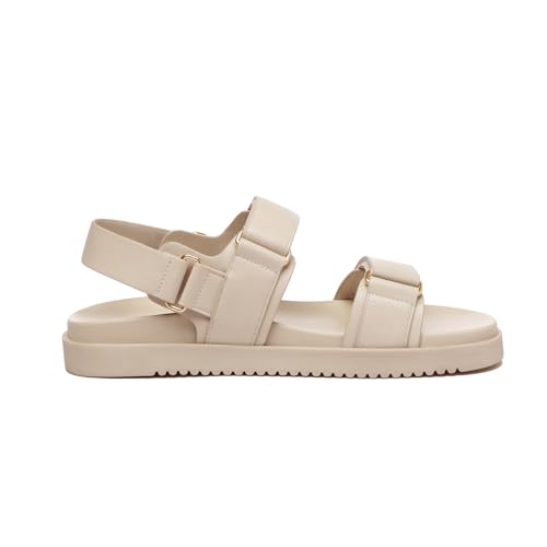 Comfortable Rihero Women's Leather Flat Sandals