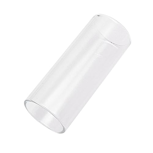TOYANDONA Acoustic Guitar Slide Medium Bottleneck Glass Material Heat Treated for Superior Sound
