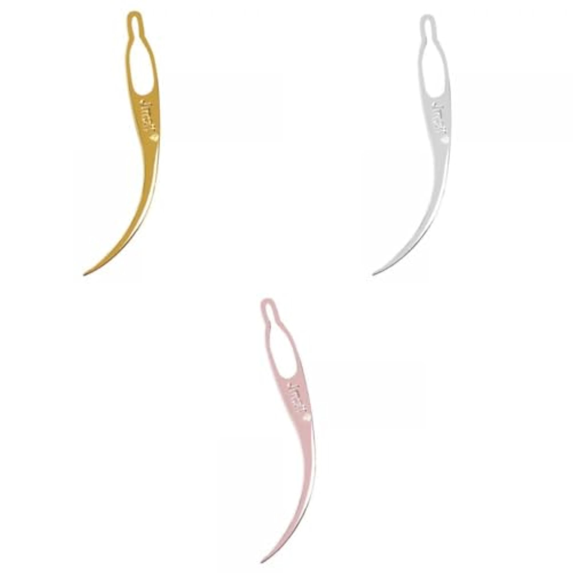 3pc Dreadlocks Needle Hair Extension Tools Set, Golden