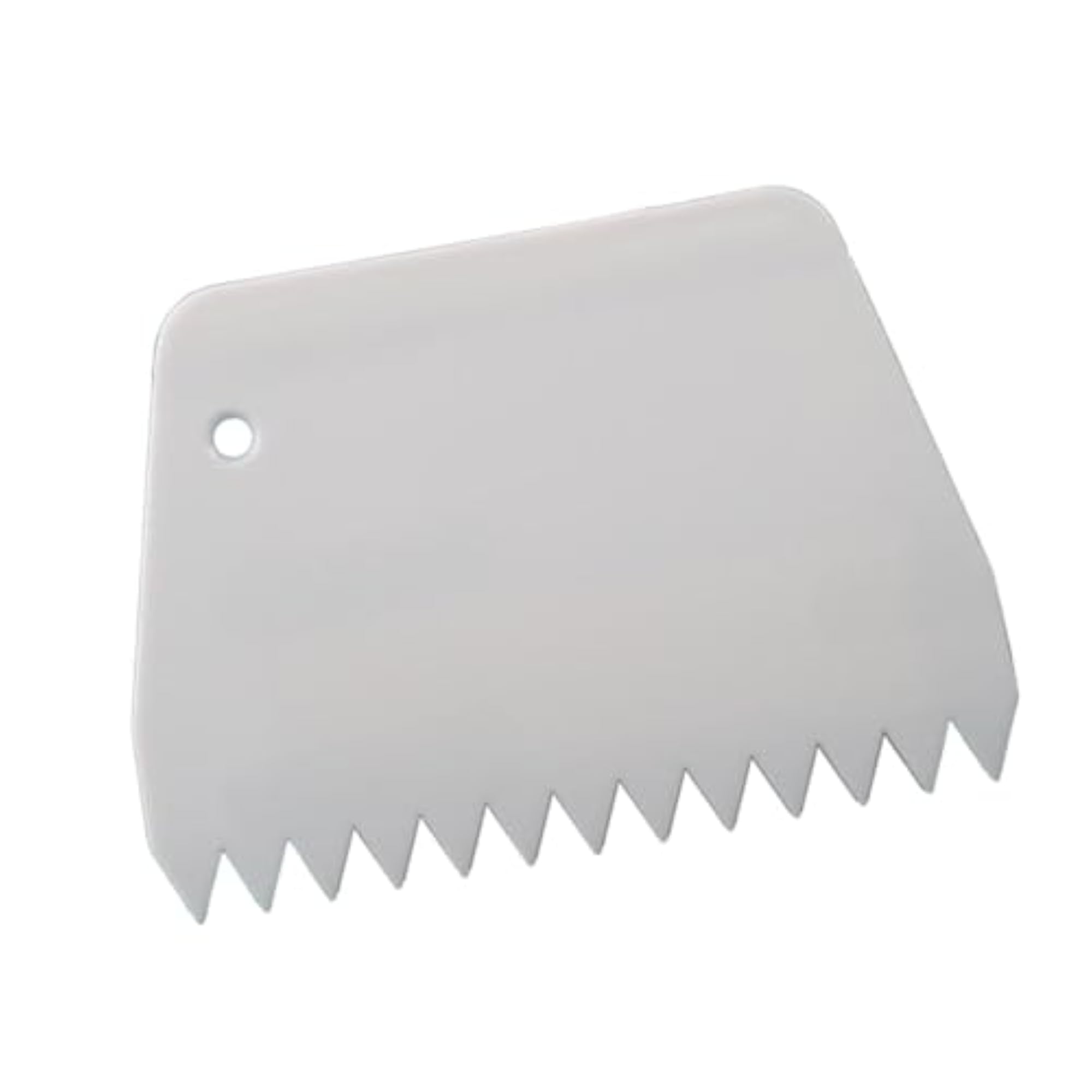 Cake Scraper and Smoother for Baking Supplies, Large Teeth