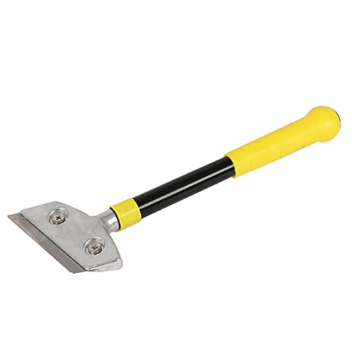 FOMIYES Heavy-Duty Glass Cleaning Scraper Tool Ergonomic Cooktop and Window Cleaner with Ribbed Control for Safe Use for Stovetop Tiles and Adhesive Removal