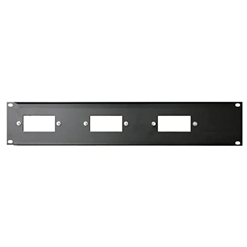 Lowell D3P-ID-2 2U Rackmount Panel for Decorator Devices