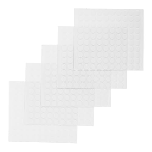 ERINGOGO 500Pcs Reusable Transparent Adhesive Dots Strong Double Sided for Wall Hanging Crafts and DIY Projects Traceless Removable Compatible