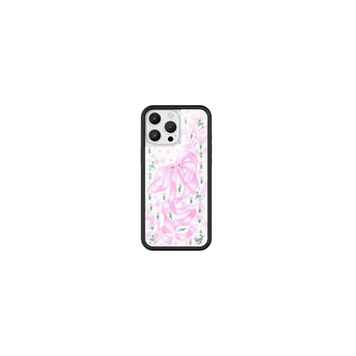 Image of Wildflower Cases - Compatible with iPhone 16 Pro Max | Protective Bumper, 6.5ft Drop Test Certified, Women Owned Small Business | Pink Bow, Floral, Rose, Trendy | Ribbons & Rosettes