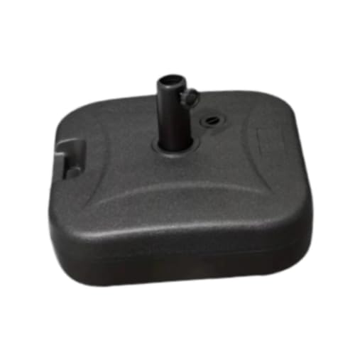 Generic パラソルベース 組み立て簡単 傘ベース ポータブル パラソルスタンド 加重式 固定ベース 耐風 傘立て 砂注入式 HDPE素材 デッキ 裏庭 バルコニーに適用, 正方形 48x48x14cm