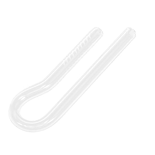 COSMEVIVI 1個 インレットパイプ 食品グレードのウォーターホース 特徴 スポンジ 硝酸塩除去水槽 フロー 水中池ポンプ フィッシュボウル プール ペット エアポンプ 水槽の装飾 白い ガラス