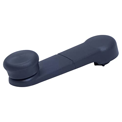 Image of TRQ Window Crank Handle Black Compatible with 96-07 Chrysler 95-10 Dodge 97-10 Jeep 95-01 Plymouth