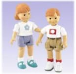 Fisher Price Loving Family Side-By-Side Siblings Brother Sister