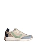 Corina Zapatillas Deportivas Mujer M6070, Estilo Casual, Cómodas para Uso Diario, Suela Flexible, Diseño Ligero (Azul-Verde, Sistema Tallas Calzado EU, Adulto, Mujer, Números, Mediano, 38)