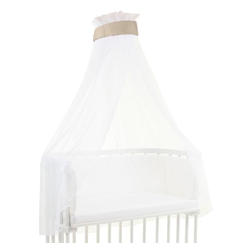 babybay Piqué para gofres con Cinta para Todos los Modelos de hasta 96 cm de Longitud, Color Arena