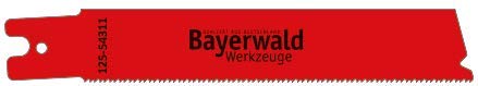 1x Bayerwald Werkzeuge Säbelsägeblatt Länge 150 mm | Universalsägeblatt für Holz (auch mit Nägeln) sowie Paletten | 14-18 ZpZ - Feine Schnittqualität