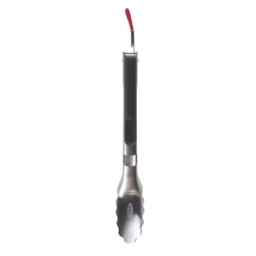 OXO Outdoor 10.5in Stainless Steel Tongs with Bottle Opener