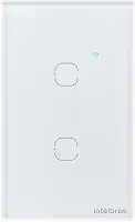 Interruptor Smart Wi-Fi Touch 2 Intelbras EWS 1002 Branco