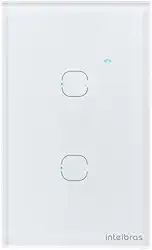 Interruptor Smart Wi-Fi Touch 2 Intelbras EWS 1002 Branco