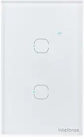 Interruptor Smart Wi-Fi Touch 2 Intelbras EWS 1002 Branco