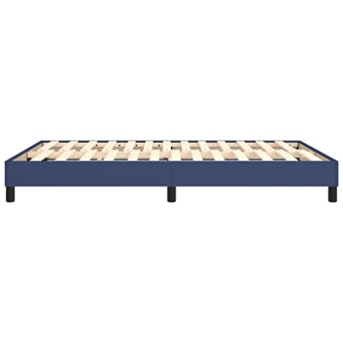 INLIFE Boxspringbett Blau 140x200 cm Stoff,Blau,22.6KG,3120522 – Bild 8