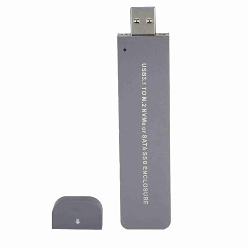 Caja externa para disco M.2 NVME USB 3.1 aluminio miniatura 3