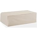 Crosley Furniture Patio Furniture Covers, Waterproof Outdoor Coffee Table Cover for Backyard, Tan