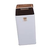 ABOOFAN Teedose aus Metall Luftdicht mit Verschluss zur Aufbewahrung von Tee Gewürzen und Weiße Ausführung Vielseitiger Organizer für Büro