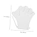 UKCOCO 1Pair Adjustable Swim Paddles of Swim Pool Gloves for Aquatic Exercise Non Slip Webbed Design for Enhanced Stroke Technique for Swimming Diving Training