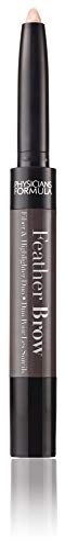 Physicians Formula Eye Booster Feather Brow Fiber & Highlighter Duo, Black/Brown, 0.04 Ounce