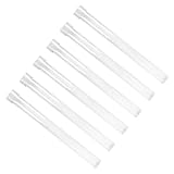 JOINPAYA Porta Varillas de Fragancia en Frascos Transparentes, Paquete de 6 Tubos de Incienso Cierre Hermético, Diseño Resistente para Guardar Varillas y Azúcar en Casa