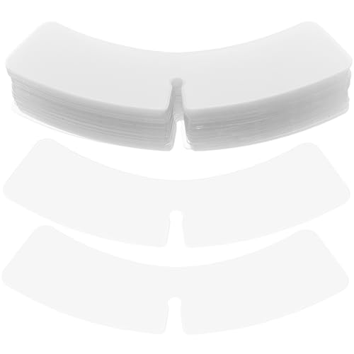 LIFKOME Men's Dress Shirts 100pcs Plastic Collar Support Shirt Collar Suort Inserts