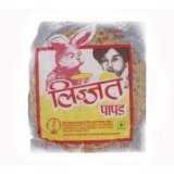 Lijjat Punjabi Indian Papad - Traditional Handmade- 3 packages of 7 oz