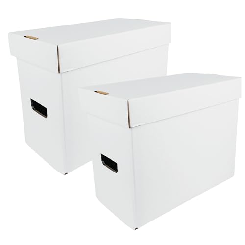 Boîte de rangement pour bandes dessinées Max Pro blanche pour protéger vos collections