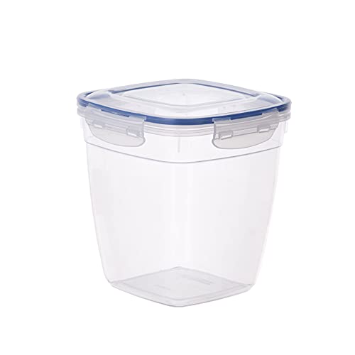 Superio Airtight Food Storage Container, 14 Cups, 112 Oz, Clear, Deep