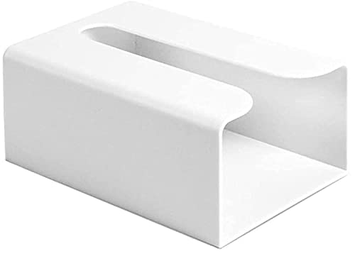 NP Toilet Paper Holder Stand Wall Mounted Facial Tissue Paper Cover Storage Box Tissue Holder for Bathroom Bedroom Night Stands Kitchen Office 7.48x4.7x3.34