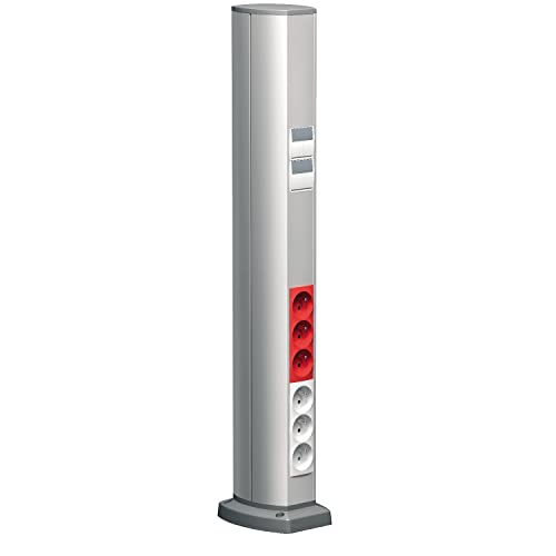 OptiLine 45 colonnette aluminium Schneider ISM20202 2 faces 0,7 m